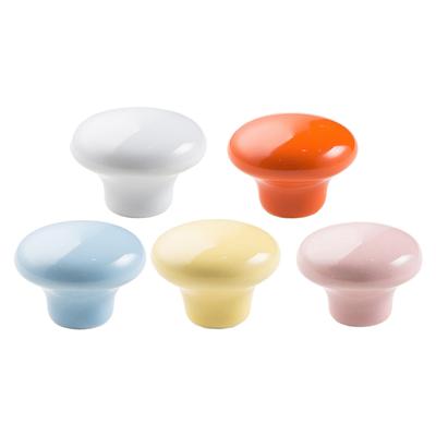 Puxador de cerâmica de cerâmica Puxadores de porta de armário Puxadores de gaveta