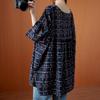 Korean Autumn Women Tops Plus Size Loose Comfortable Simple Johnature