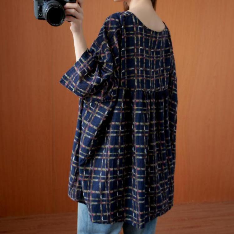 Korean Autumn Women Tops Plus Size Loose Comfortable Simple Johnature