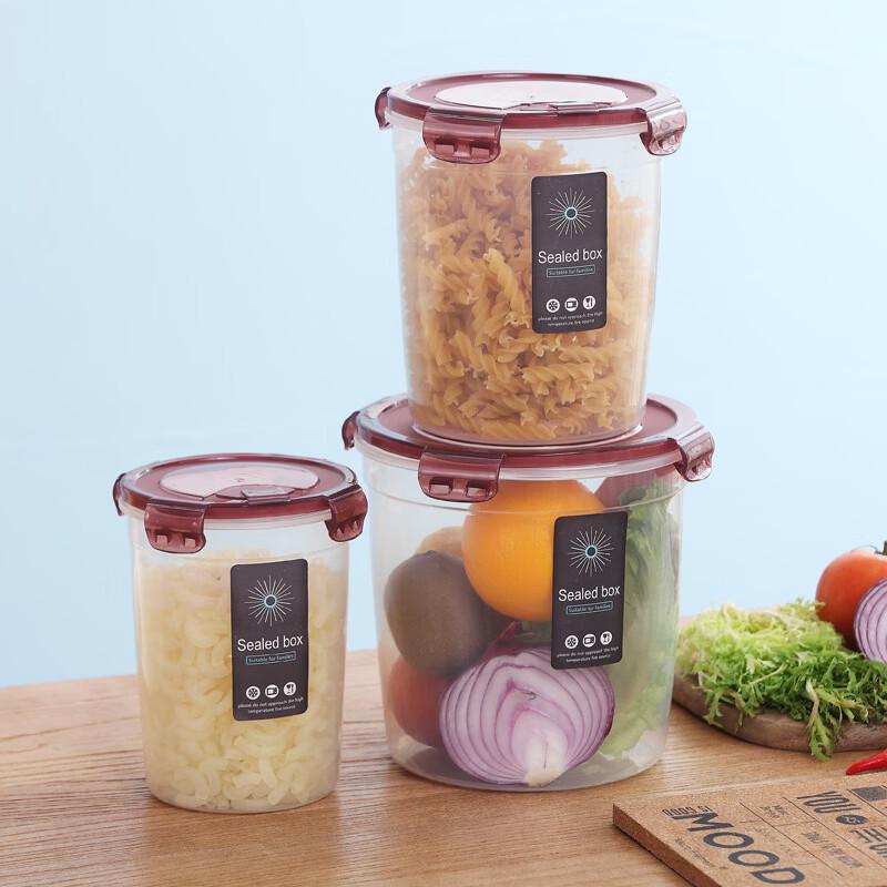 Transparent Food Storage Container Set (3-Piece)