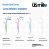 usmile Double-Line Dental Floss Picks