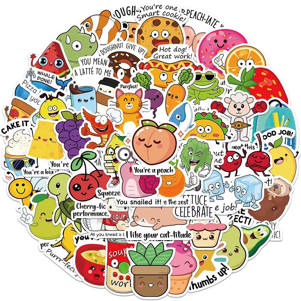 Children' Gift Motivational Sticker Kids Toy Decals Reward Stickers Hand Account Decoration