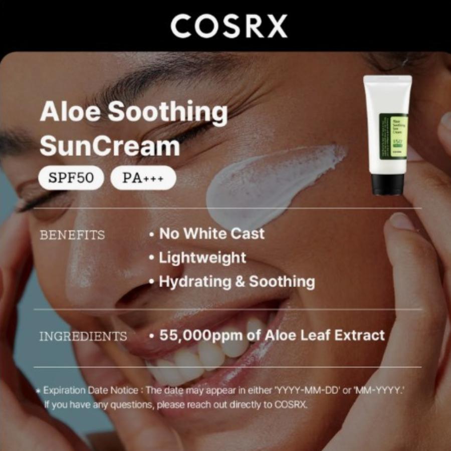COSRX Aloe Soothing Sun Cream 50ml SPF50+ PA+++