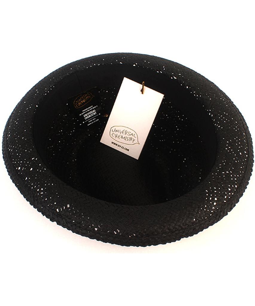 Yunibeosyeolkemiseuteuli Punk Simple Black Summer Fedora