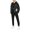 Armani Exchange Solid Logo Print Hooded Zip-Up Warm Long Sleeve Down Jacket Men Outerwear Black 6LZB12-ZNICZ-1200