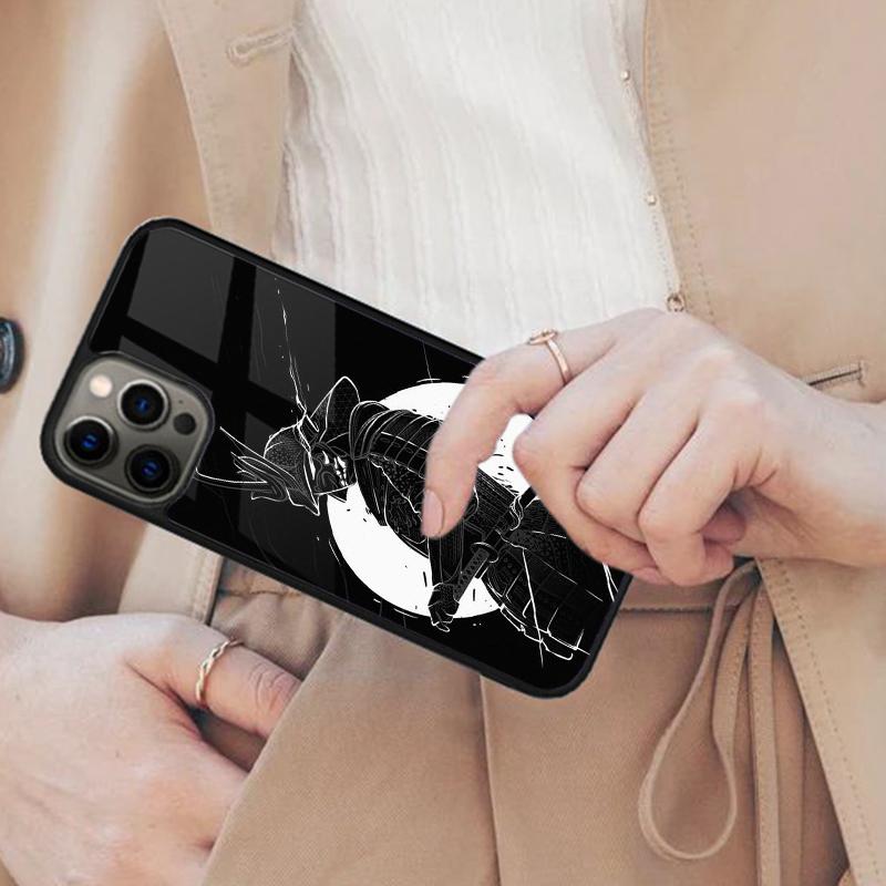 Characters Japan Flag Japanese Warrior Ninja Magnetic Phone Case For iPhone 17 Air 16 14 13 12 Pro Max 15 Plus MagSafe Cover