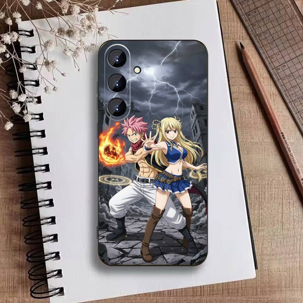 

ANIME P-FAIRY TAIL Phone Case For Samsung Galaxy A73,A21s,A22,A31,A52,A53,A71,A41Soft Black Shell Samsung a71 5g