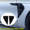 For Xiaomi Yu7 Max 2025 2026 Car ABS Chrome Side Door Air Flow Vent Fender Hood Decorative Cover Trim Sticker Accessories