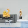 Abstract Animal Sculpture Resin Art Statue Collectible Cornucopia Figurine for Chinese Year