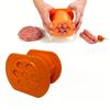 1pc 7 Hole Chivapci Sausage Maker Manual Meat Sausage Hot Dog Filling Mold Restaurant Kitchen Tool