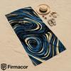 Blue Swirl Art Cartoon Anime Beach Towel Microfiber Quick Dry Super Absorbent Soft Bath Towel for Kids Adults Travel