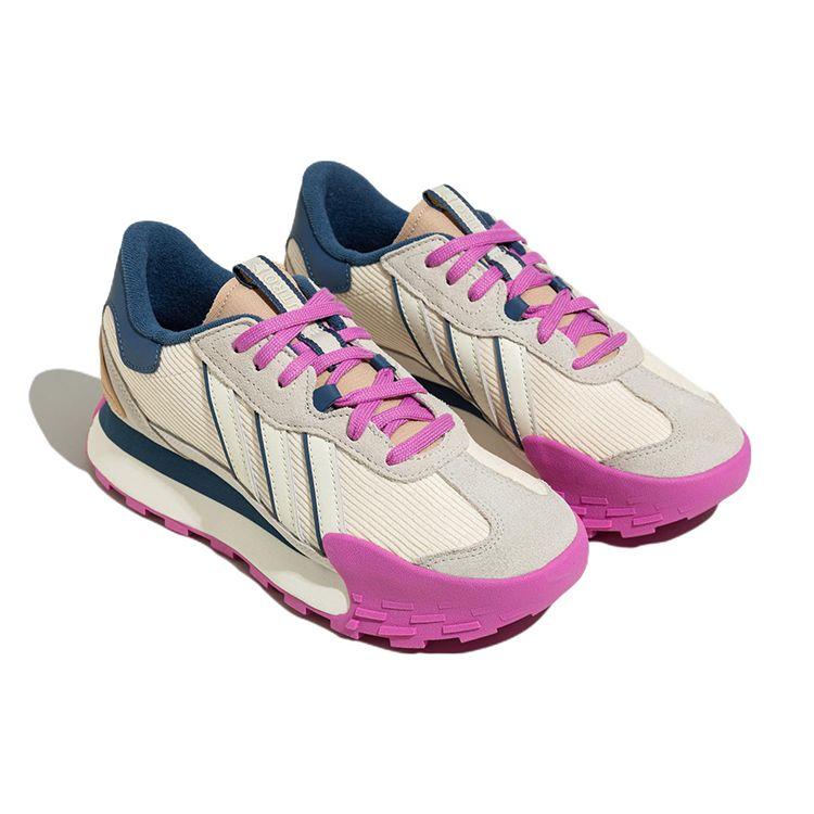 Adidas Neo Futro Mixr FM Sneakers Corduroy Comfortable Non-Slip Durable Lightweight Low-Top Sports Casual Shoes Unisex sneakers White Blue Pink HP9829