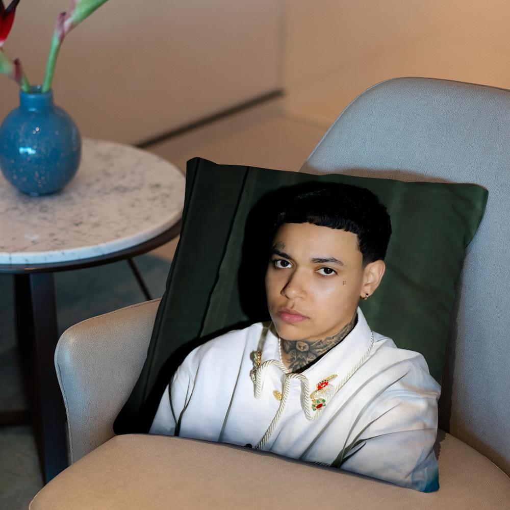 

HIPHOP Singer K-Kwn RNB Cushion Cover 2-in-1 Reversible Plush Pillow Cover | Car/Sofa/Bed | Perfect Gift 12x12Inch