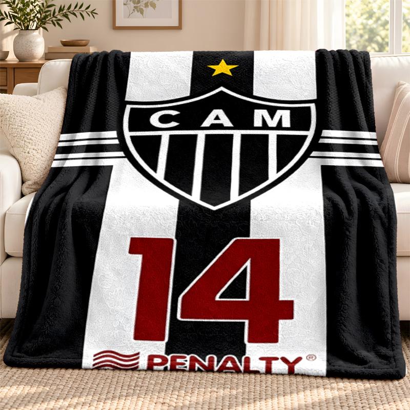 Clube Atletico Mineiro blanket Flannel Blanket Soft Cozy Plush Throw for Sofa Bed Lightweight Home Decoration Outdoor camping