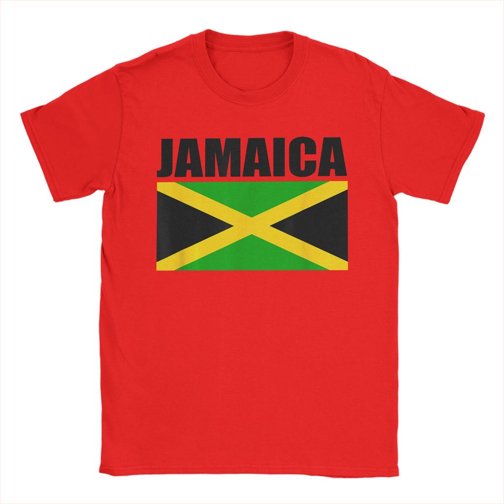 Jamaican Flag Love Jamaica T Shirt Unisex Y2K Casual Cotton TShirts Summer O Neck Hipster Tee Shirt Printed Oversized Clothes