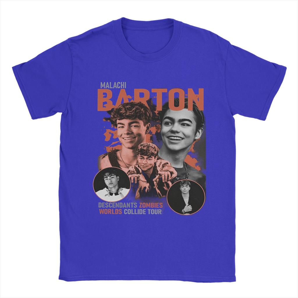 Descendants Zombies Worlds Collide Tour Malachi Burton Victor T Shirt  Cotton Clothing Fashion Short Sleeve Shirt