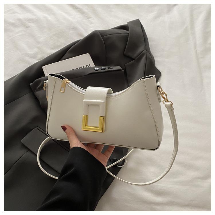 2025 Simple Retro New French Personality Trend Fashion Temperament Simple Shoulder Underarm Belt Messenger Bag