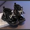 Kids Fashion Pearl Ankle Boots Spring Soft‑sole Princess Short Boots for Girls