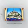 France Refrigerator Stickers Mont-Saint-Michel Souvenirs Normandie Alsace Guadeloupe Provins Tour César Fridge Magnets Gifts