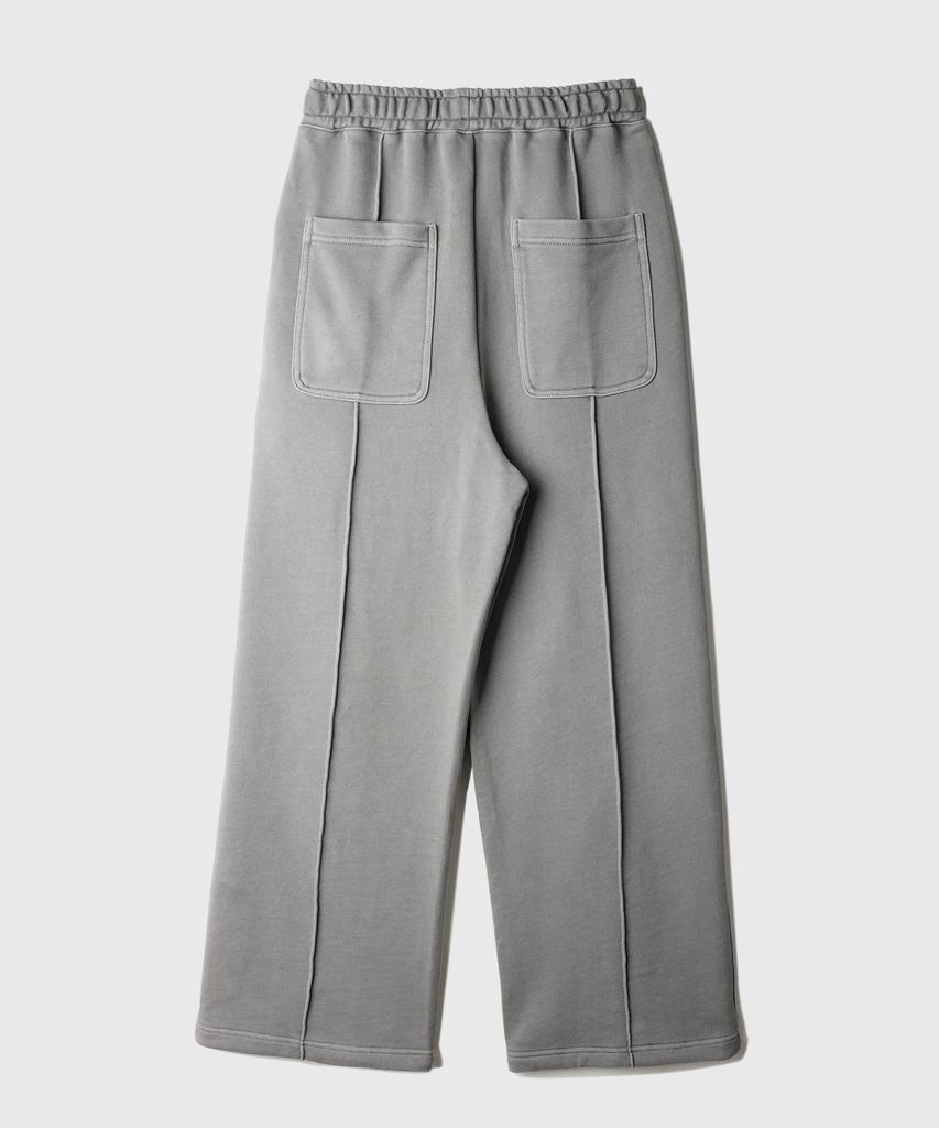 JEMUT Noir Pigment Wide Sweatpants Ash Grey Sjlp2655