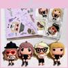 Chaveiro de Silicone Adorável da Taylor Swift Acessório de Presente de Figurinha de Desenho Animado Perfeito