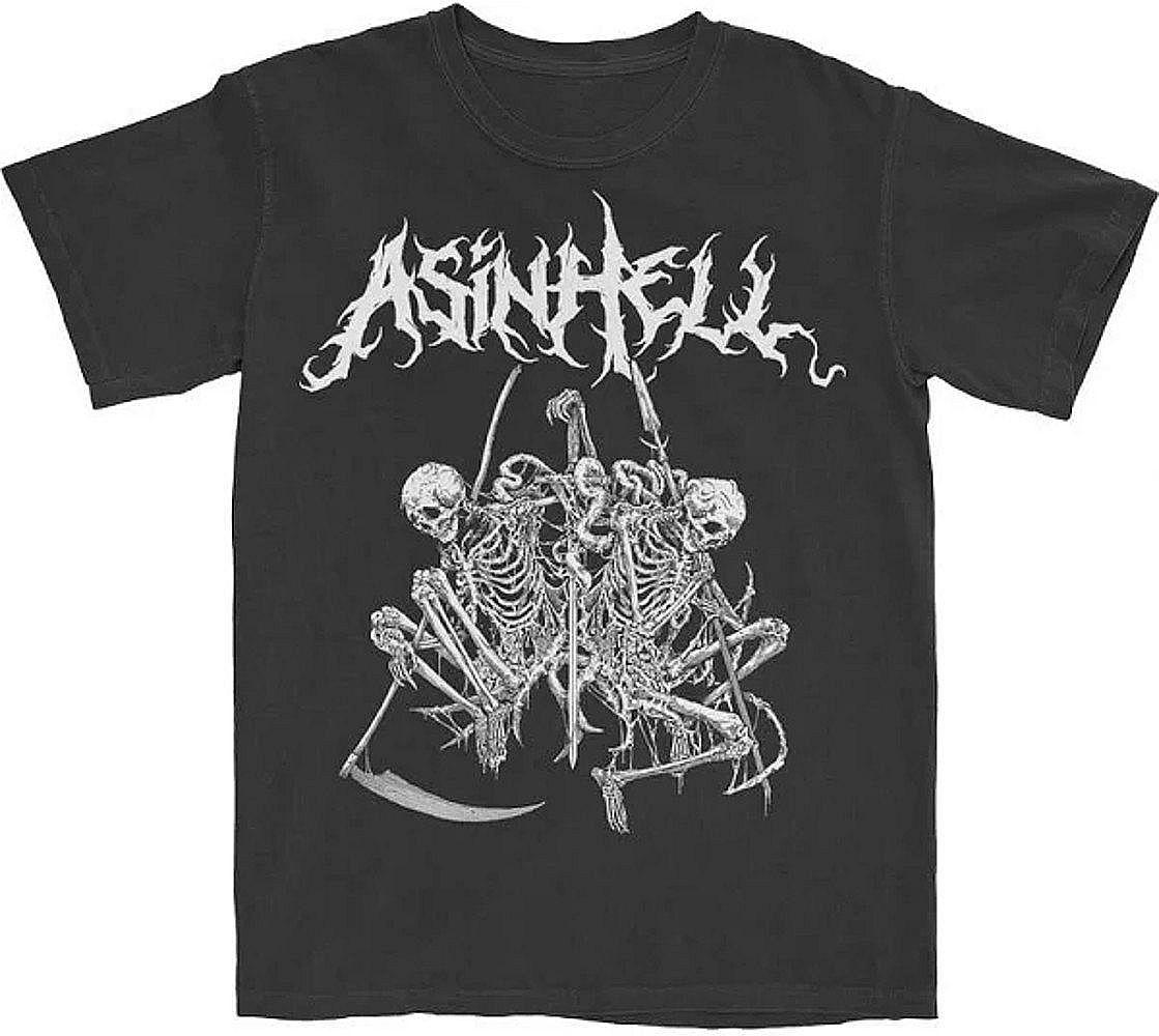 As In Hell Skeletons T-Shirt S