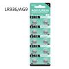 10pcs/sheet AG9 LR936 Button Cell Batteries 1.5V High Capacity Coin Battery for Watches Toys And Small Electronics