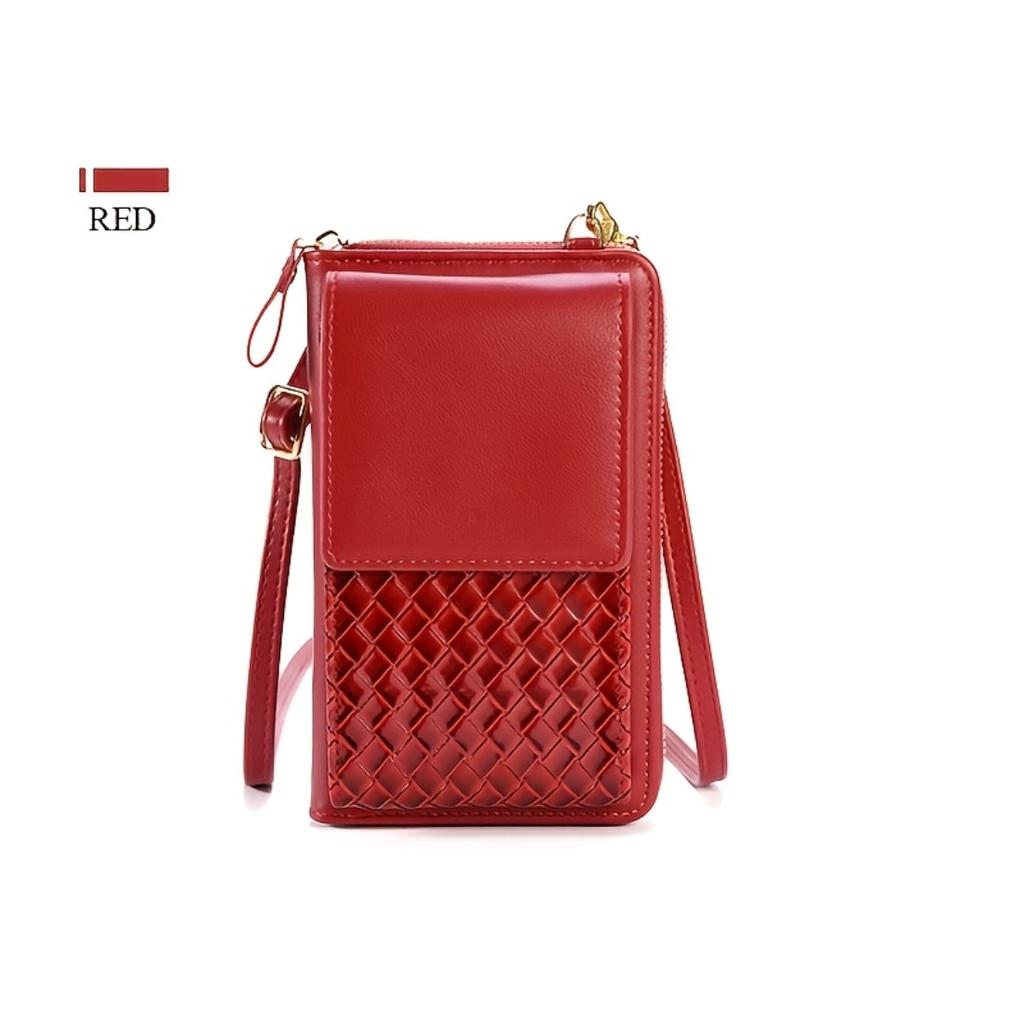 Women New Soft Leather Phone Crossbody Bag, Niche Fashion Mini Coin Purse, Versatile Trendy Single Shoulder Small Handbag For Daily Life