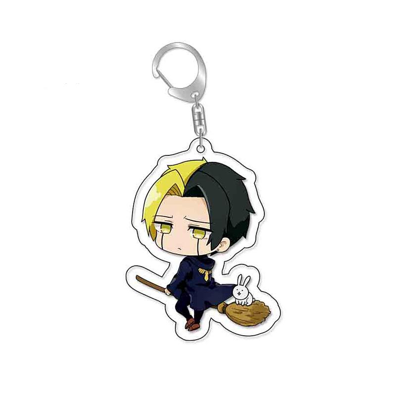 Mashle Magic and Muscles Anime Keychain Mash Burnedead Cartoon Keyrings Bag Tag Trendy Gift