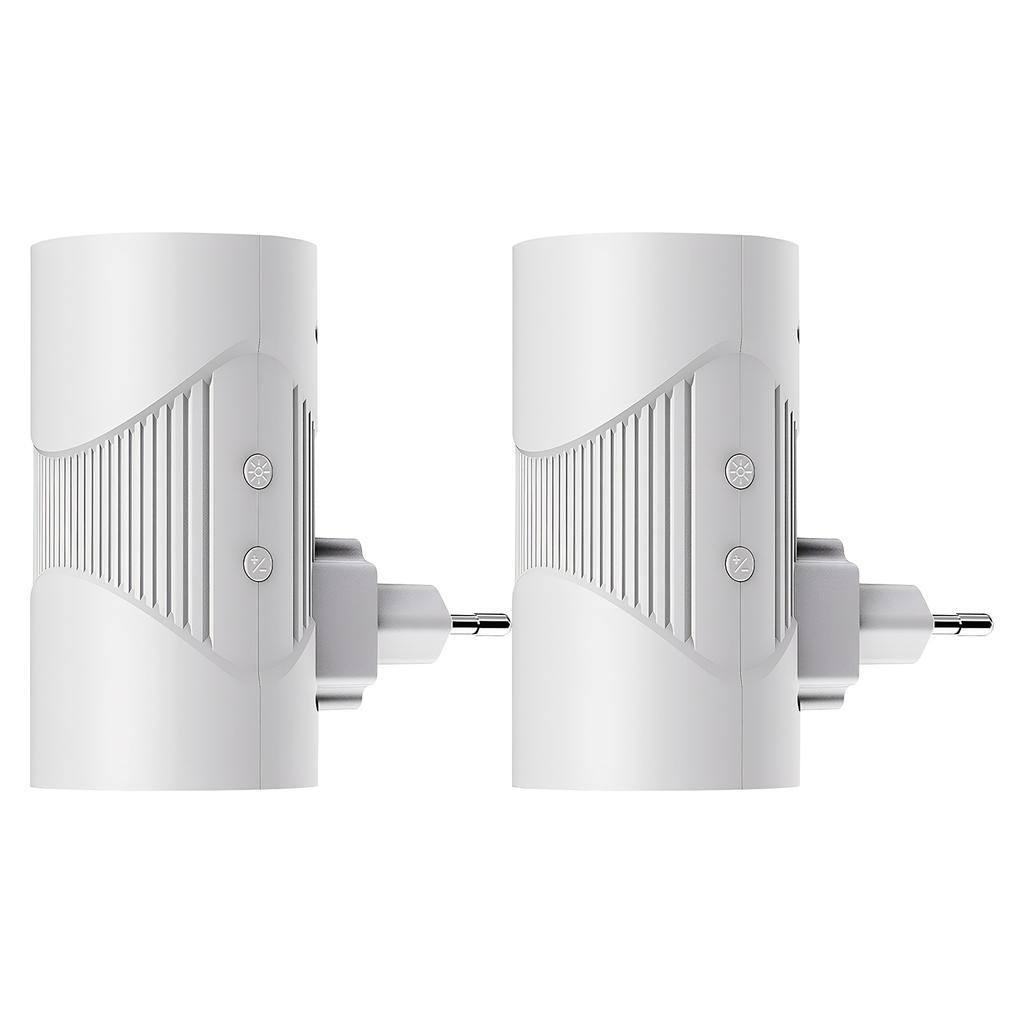 2pcs Plug-in Night Light with 1-150lm LED Night Lights Dimmable Nightlights for Hallway Bedroom Stairway Bathroom Elderly
