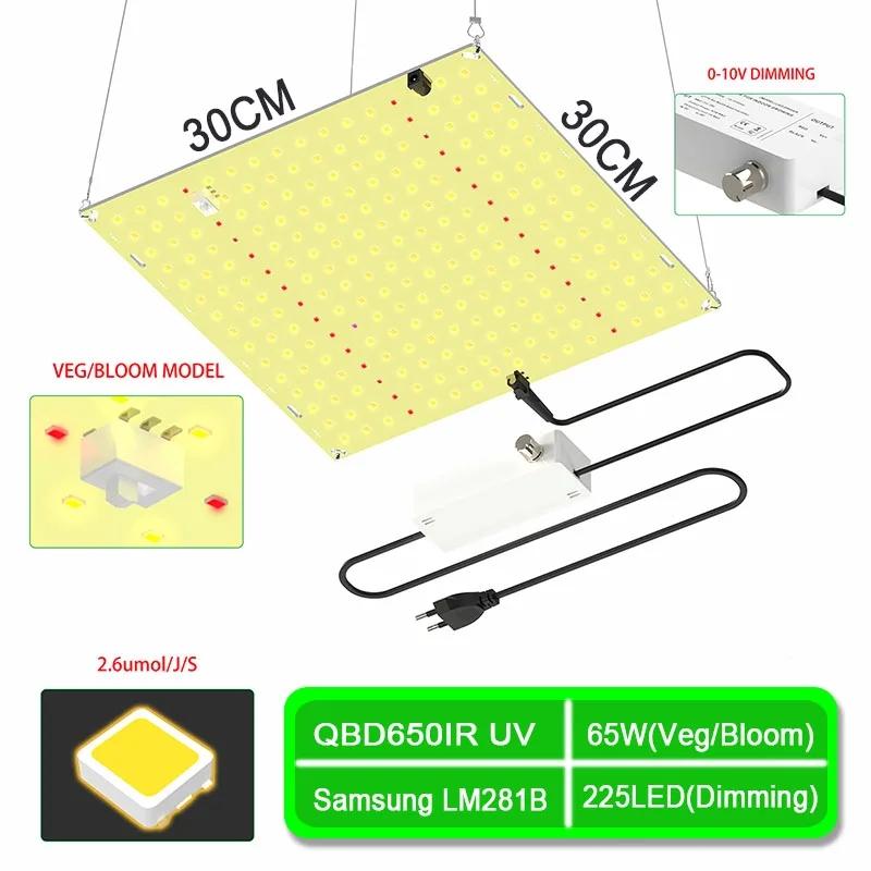 

Full Spectrum LED Grow Light Quantum Board Growing Lamp EU Plug for Indoor Veg and Bloom Phytolamp Greenhouse Flower Succulent EU