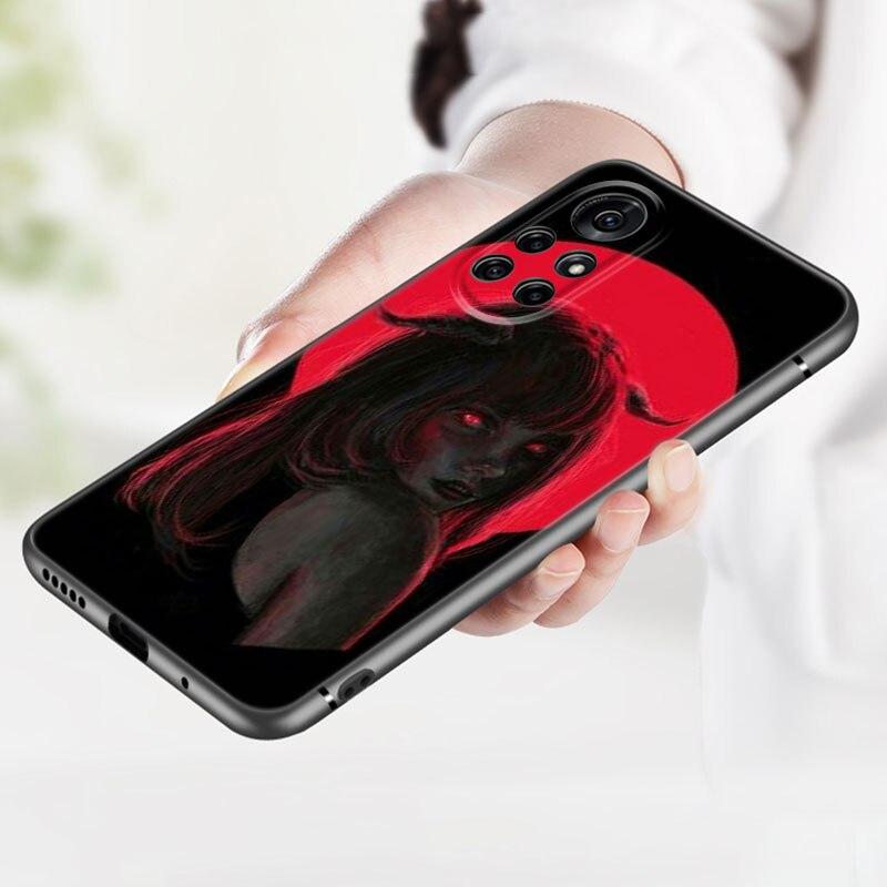 Aesthetic Devil Woman Phone Case For Huawei Honor 60 50 SE 30S Mate 30 20 10 Lite 40 Nova 9 8 Pro Y60 8i 7i 7SE 5T Premium Cover