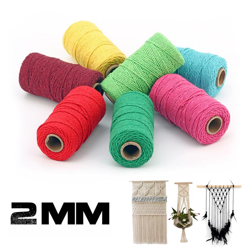 100 Meters 3 Ply 100/% Natural Jute Hessian Burlap Twine String Cord