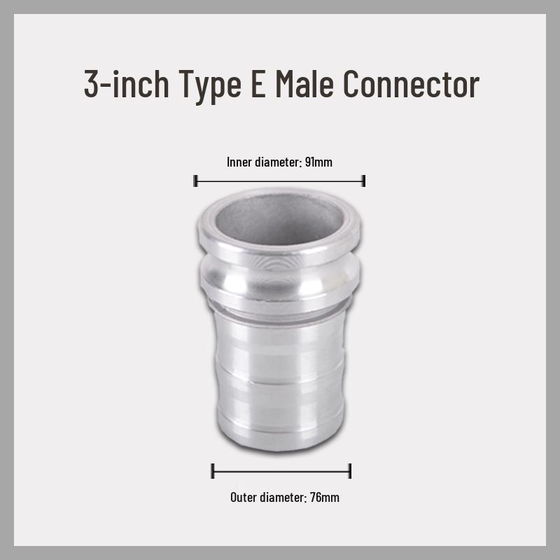 Aluminum Alloy CE Quick-Connect Male & Female Hose for Oil Discharge and Water Sprinklers