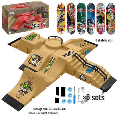 Kinder Mini Finger Skateboard Park Set