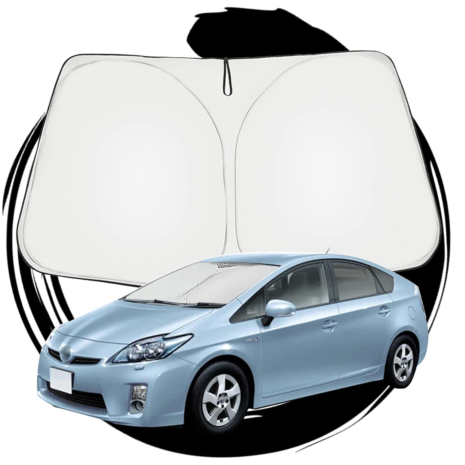 

Ruiya Toyota Prius 30 (ZVW30/ZVW35) Windshield Sunshade, Parasol, Car Sunshade with UV Protection, Foldable for Car Camping, Custom Parts