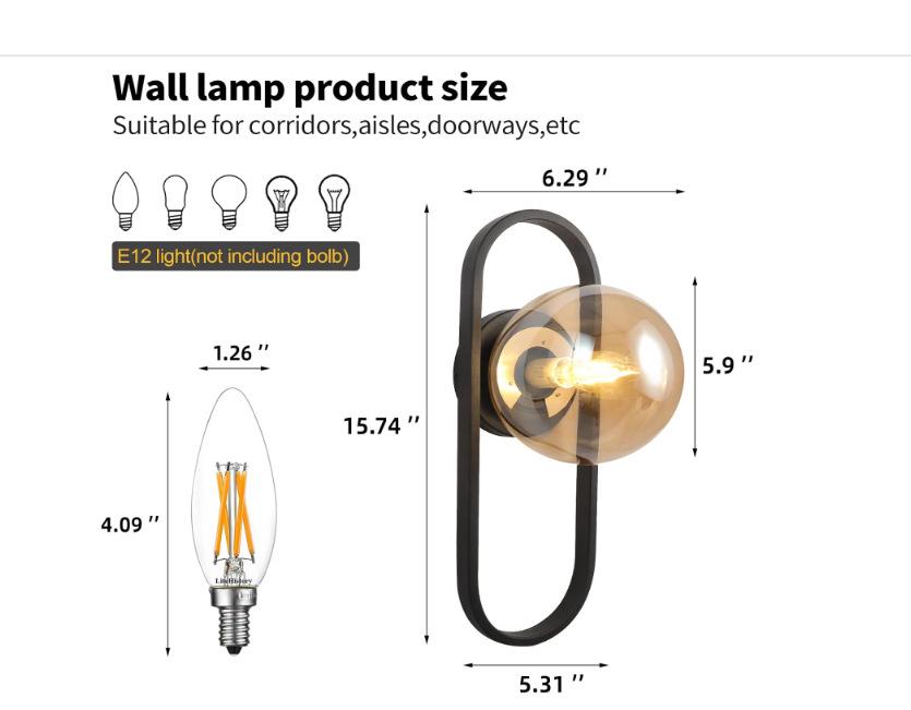 Modern Minimalist Nordic Wall Lamp - Bubble Design for Bedroom, Living Room, Staircase, or Aisle