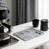 Espresso Sıkıştırma Matı Kaymaz Silikon Sıkıştırma Matı Isıya Dayanıklı Kahve Sıkıştırma İstasyonu Ev Baristaları İçin