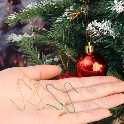 150 Stück Weihnachtsbaumhaken S-Form Weihnachtsbaumschmuck Haken Kugelschmuck Aufhänger Hängende Anhänger Weihnachten Baum Aufhänger