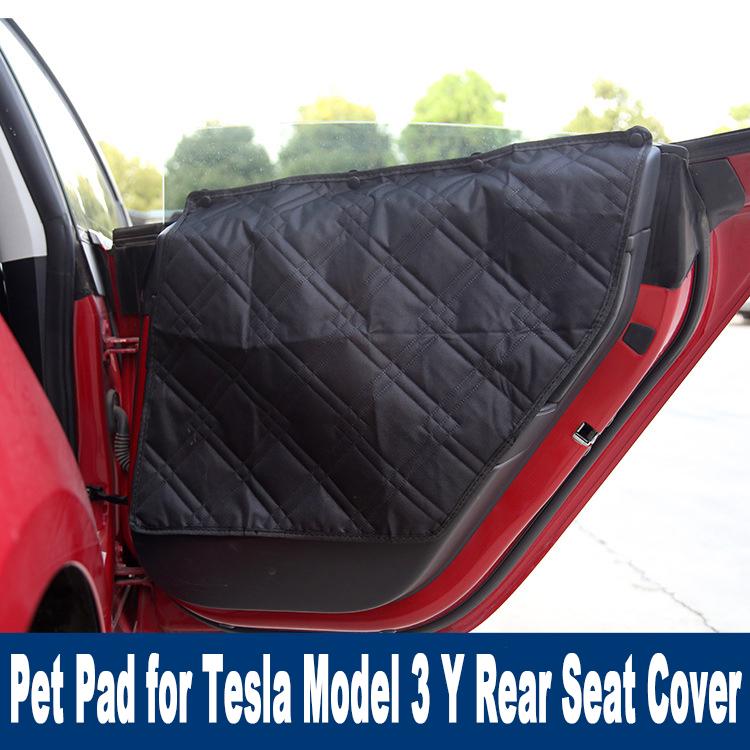 Pet Pad for Tesla Model 3 Y Rear Seat Cover Dog Cat Travel Waterproof Protective Mat Fully Covered Interior Accessories Model3 yhs9