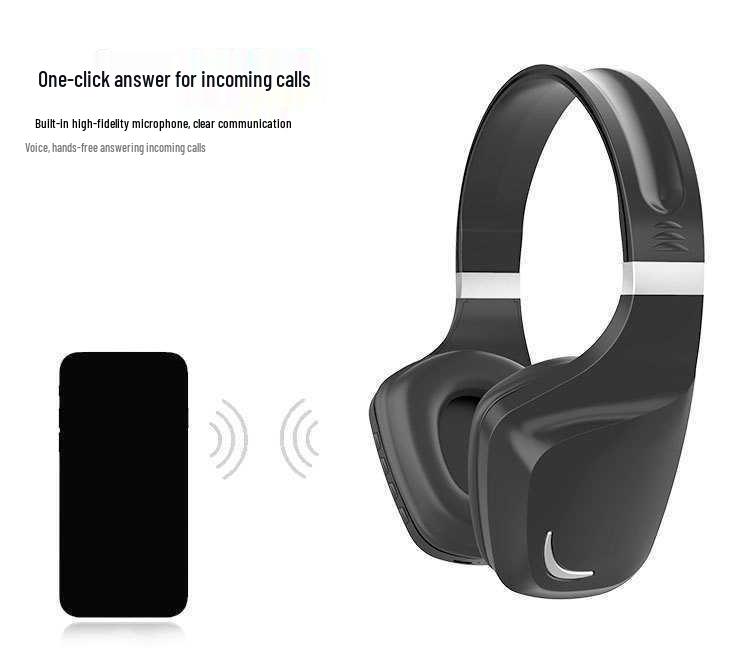 CROSSNEW Wireless Bluetooth 5.0 Headset with Mic - Low Latency Stereo for Music and Gaming