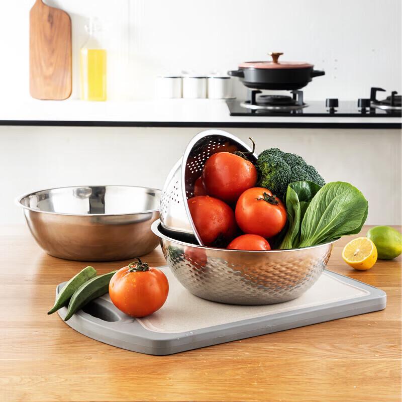 Mei Chu Stainless Steel Basin Set