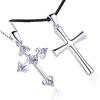 925 Sterling Silver Cross Pendant - Hu Bing Inspired European & American Fashion Clavicle Chain for Couples, Perfect Christmas Gift