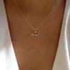 Devil's Eye Necklace Diamond Jewelry Niche Premium Angel's Eye Pendant Female Long Clavicle Chain