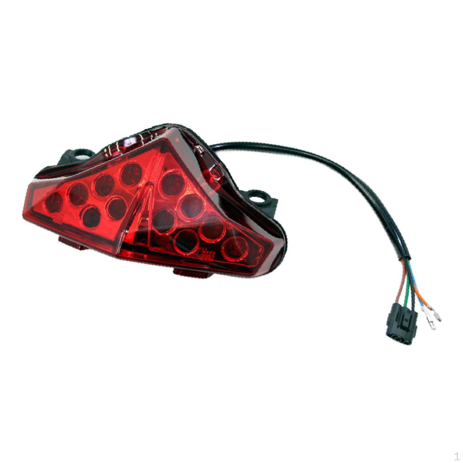 

Motorcycle LED Brake Taillight Turn Signal Lamp Lighting Outdoor Replacement,Tail Spare Part червоний