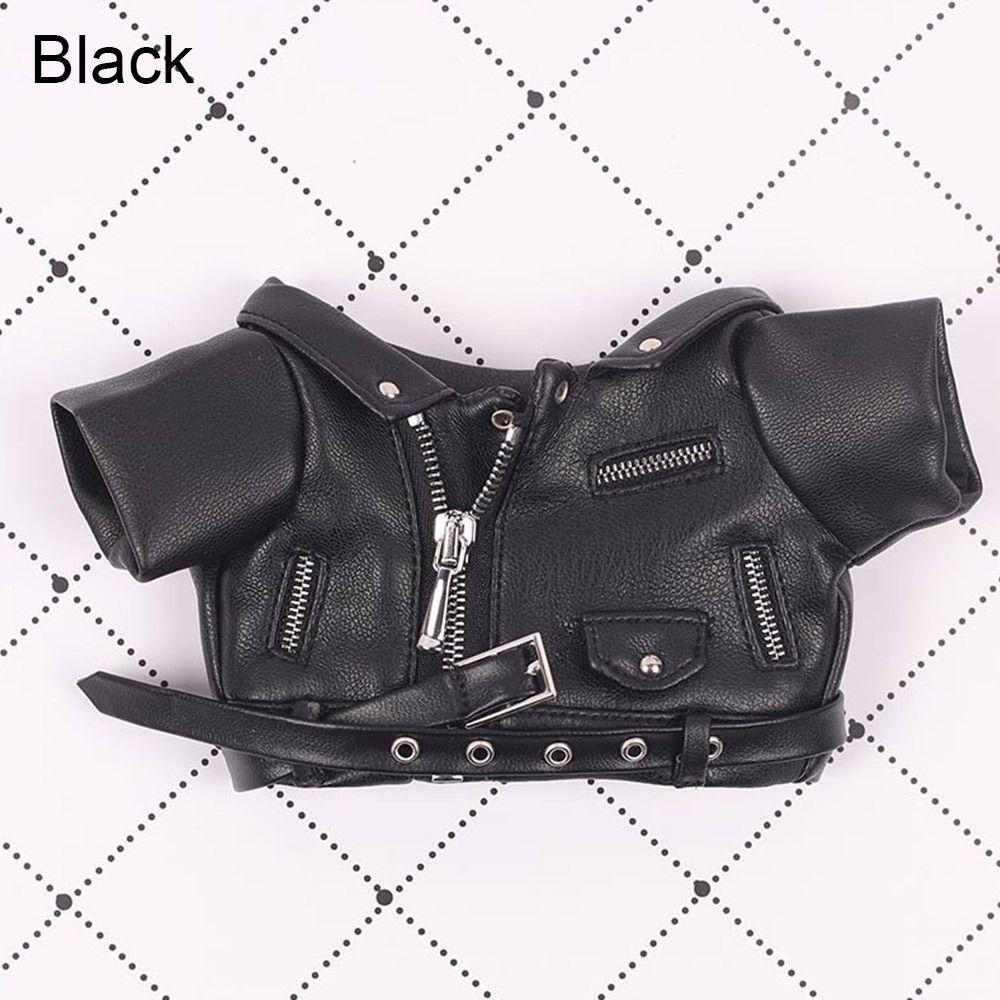 Fashion Outfits Doll Accessories Doll Clothes PU Leather Tops Winter Top Coats Handmade Jacket