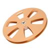 1 4 7 Inch Empty Reel 6 Hole Aluminum Alloy Open Reel Sound Tape Empty Reel Opening Machine Part Gold