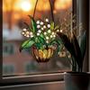 Acrylic Flower Decor Hanging Ornament Home Garden Decoration Eye-Catching Decor