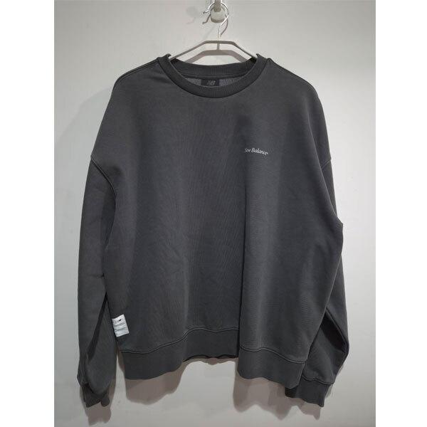 

New Balance Washed Sweatshirt Charcoal Nbncg11233 (60)Charcoal/90(S)