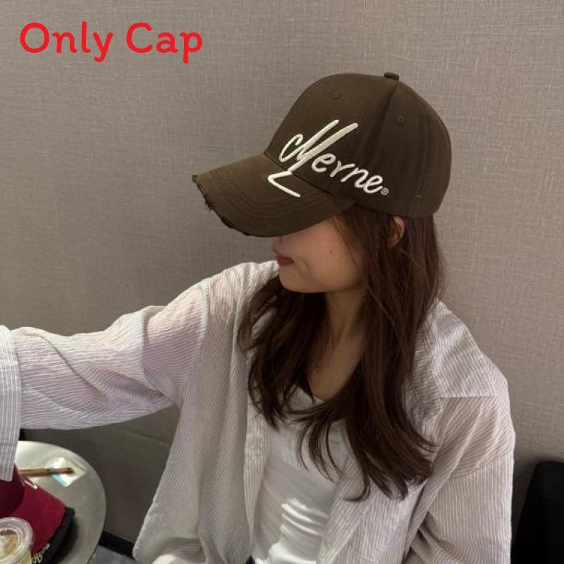 Cappellino da Baseball da Donna con Lettera Ricamata Protezione Solare per l'Estate Stile Casual